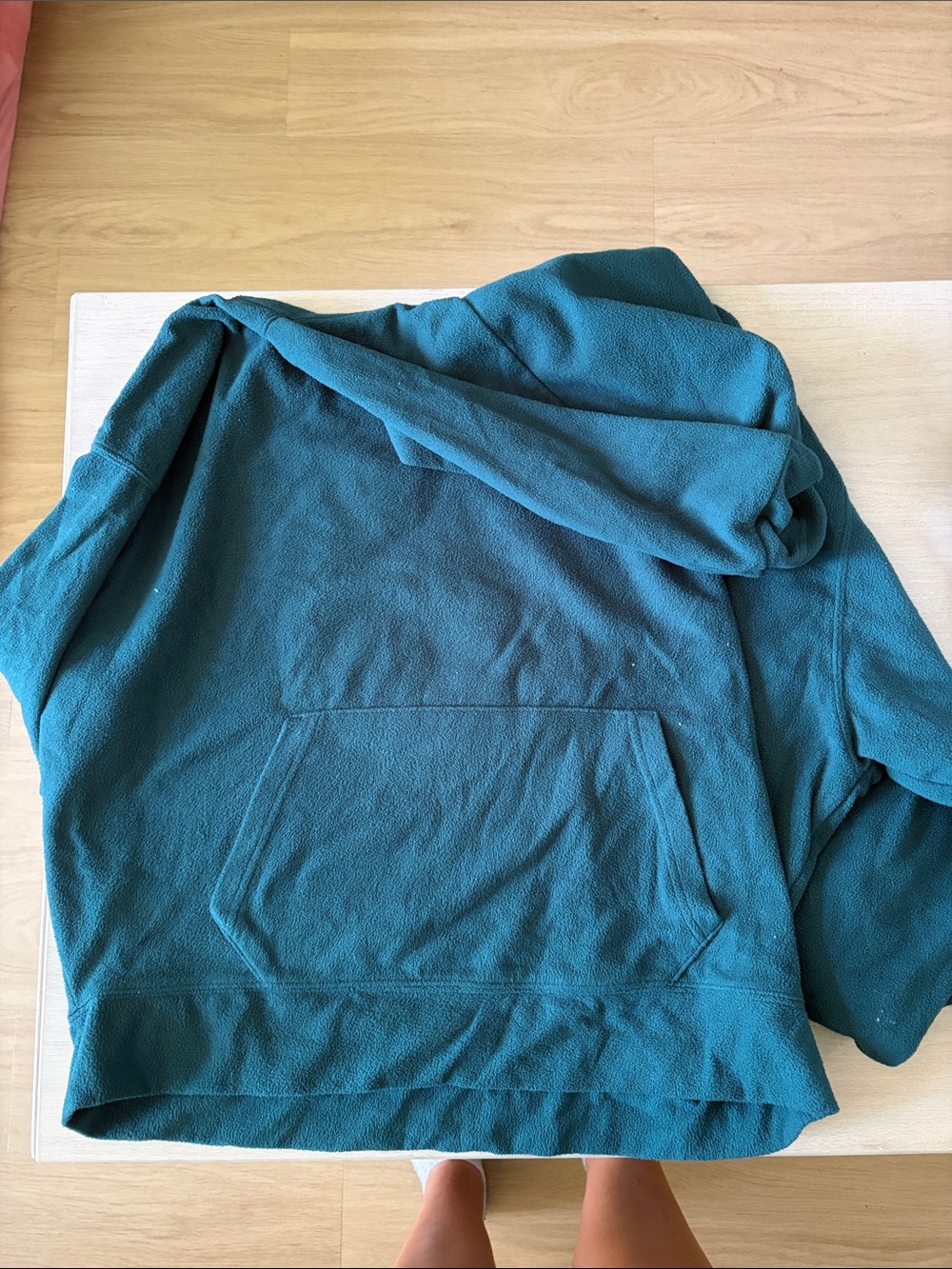 PINK Victoria's Secret Teal Crewneck Hoodie